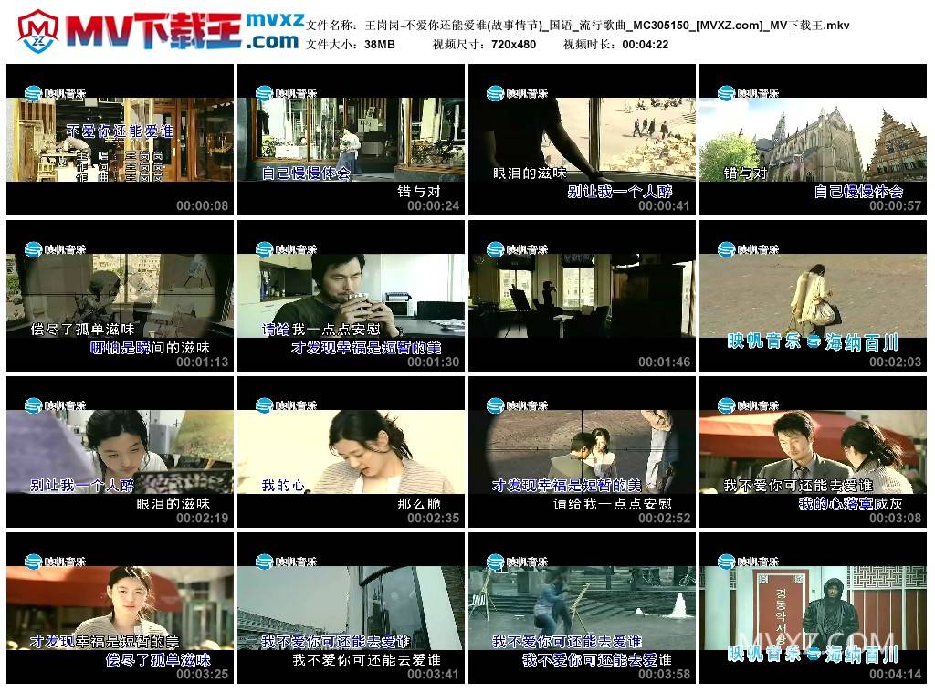 王岗岗-不爱你还能爱谁(故事情节)_国语_流行歌曲_MC305150